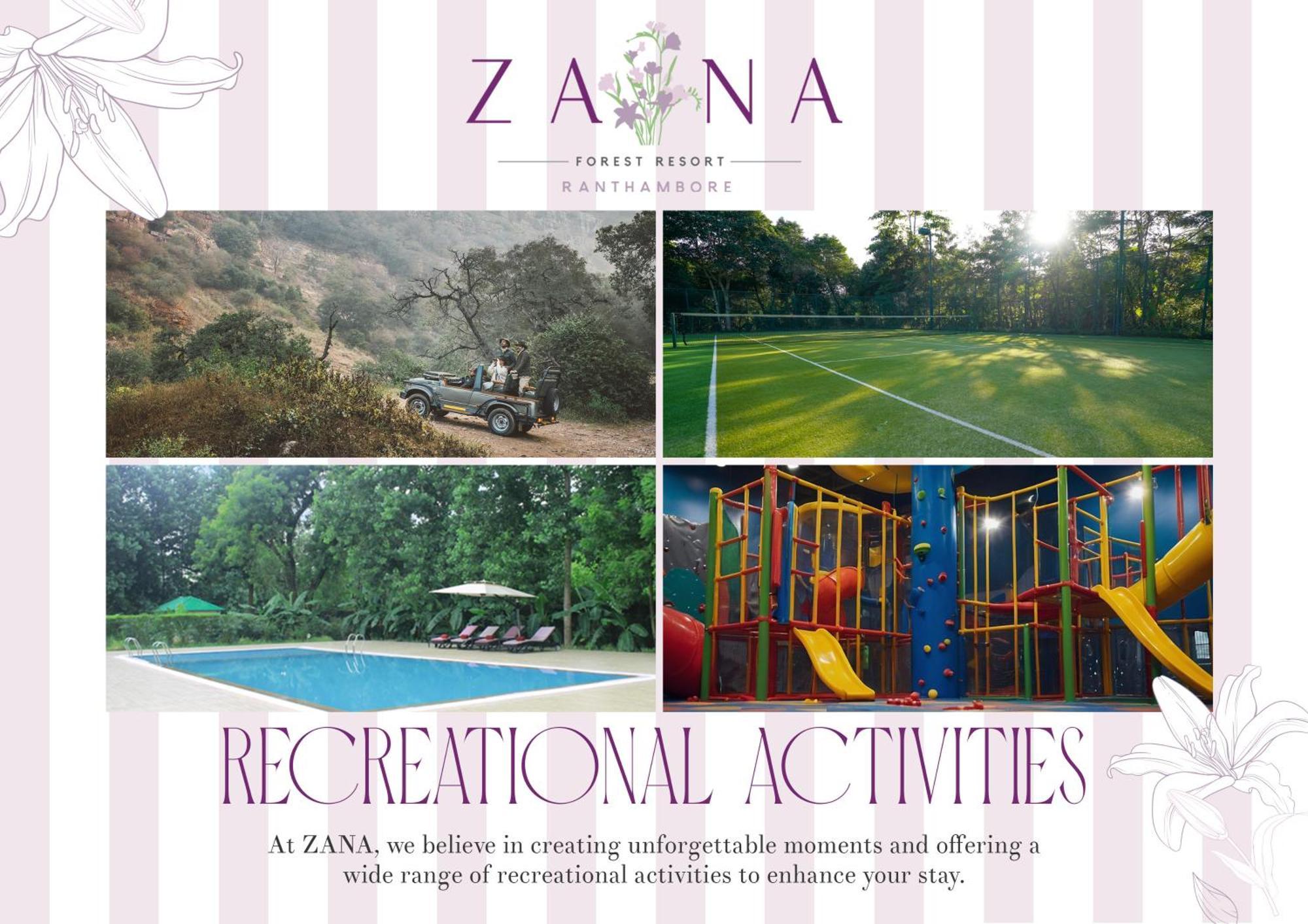 Zana Luxury Forest Resort, Ranthambore Sawai Madhopur Exteriér fotografie